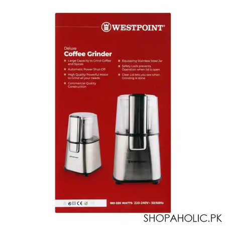 west point deluxe coffee grinder, wf 9224 image3