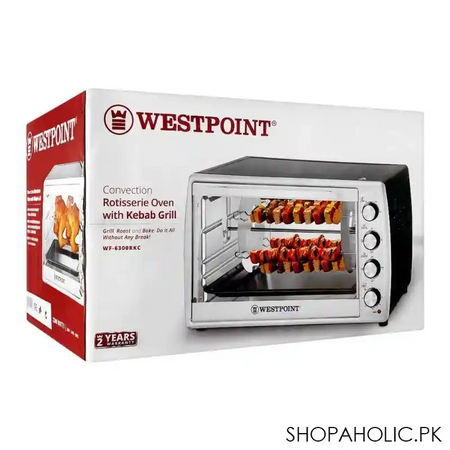 west point deluxe convection rotisserie oven with kabab grill, wf 6300rkc image2