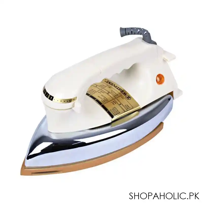 west point deluxe dry iron, non stick, wf 78 b main image