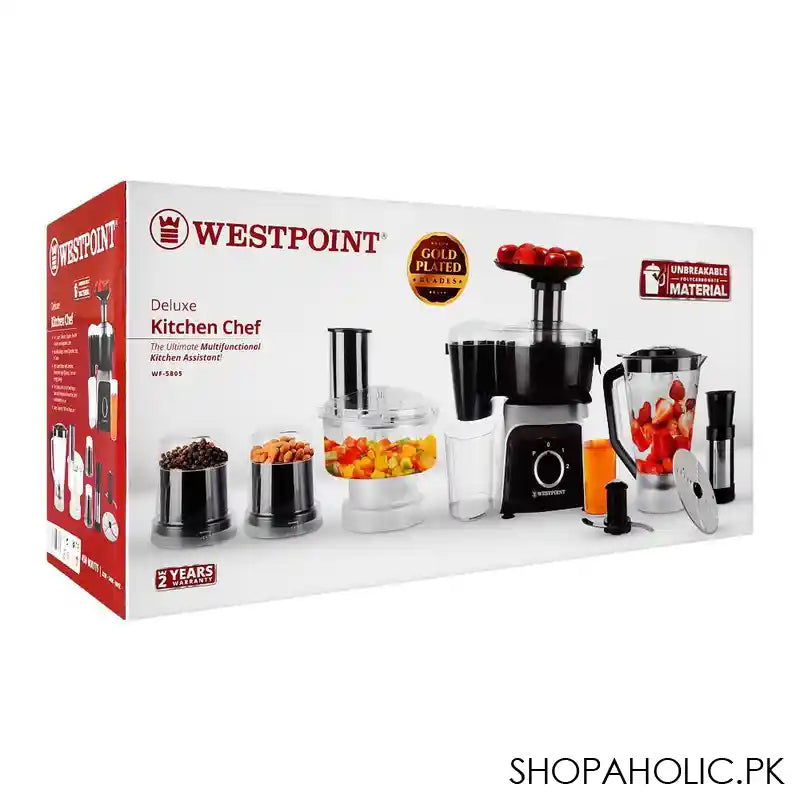 West Point Deluxe Food Processor, WF-5805 - Image 5