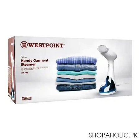 west point deluxe handy garments steamer, wf 1153 image2