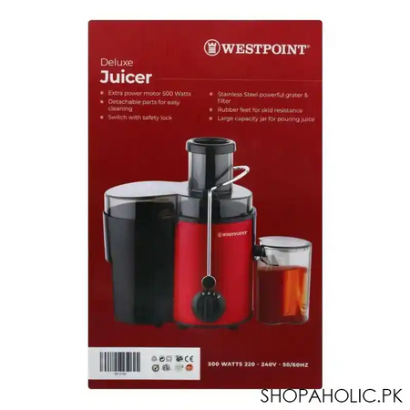 west point deluxe juicer, 500w, wf 5160 image3