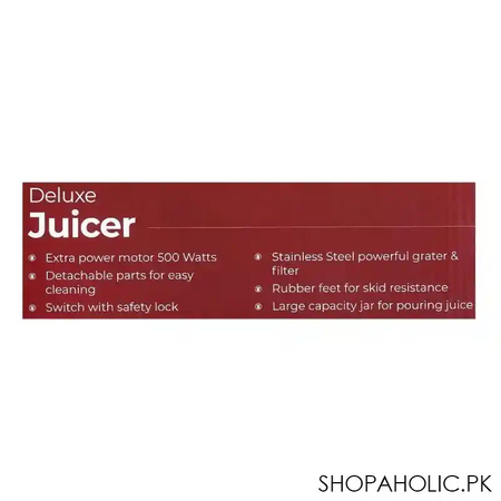 west point deluxe juicer, 500w, wf 5161 image4