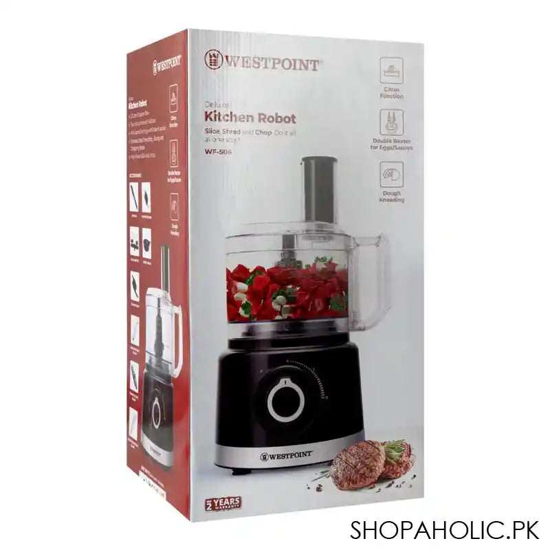 West Point Deluxe Kitchen Robot, 2.3L, 800W, WF-506 - Image 2
