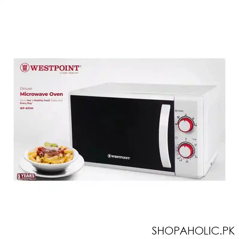 west point deluxe microwave oven, 20 liters, wf 822 image2