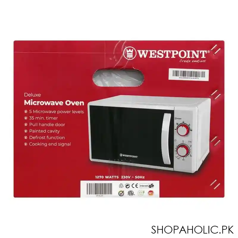 west point deluxe microwave oven, 20 liters, wf 822 image3