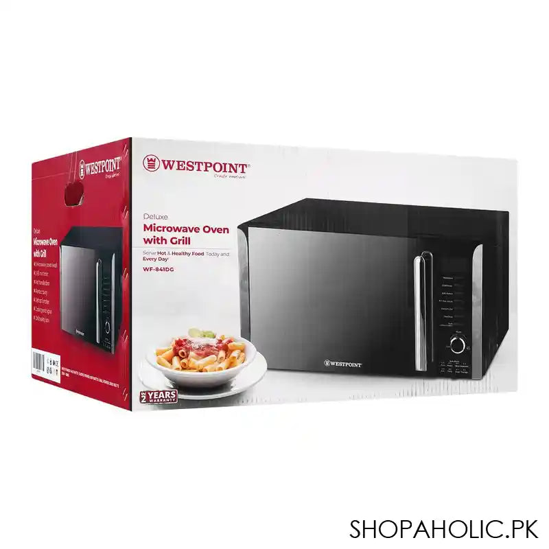 West Point Deluxe Microwave Oven With Grill, 40 Liters, WF-841 - Image 2
