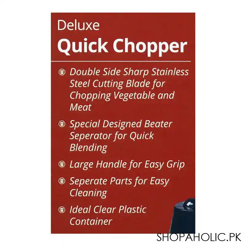 West Point Deluxe Quick Chopper, WF-04 - Image 3