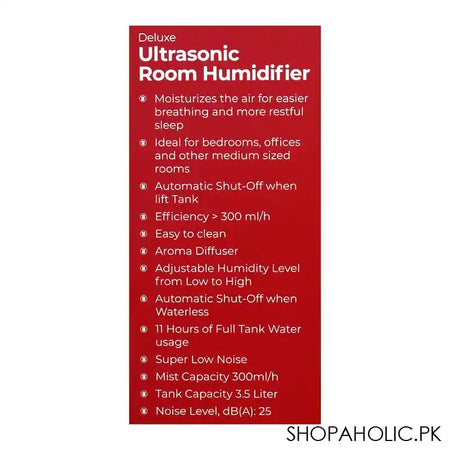 West Point Deluxe Ultrasound Room Humidifier, WF-1201 - Image 3