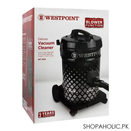 west point deluxe vacuum cleaner, 25l, 1500w, wf 960 image2