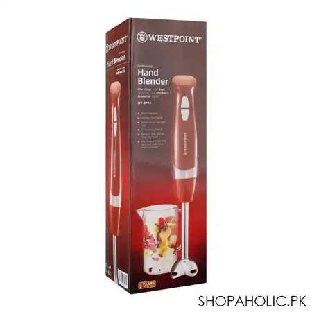 west point professional hand blender, 600w, 2 speed, wf 9714 image2