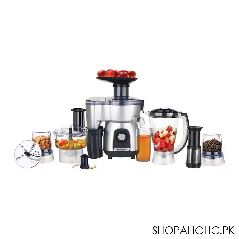 West Point Professional Kitchen Chef Food Processor, Grey, 450W, WF-7806 - Main Image
