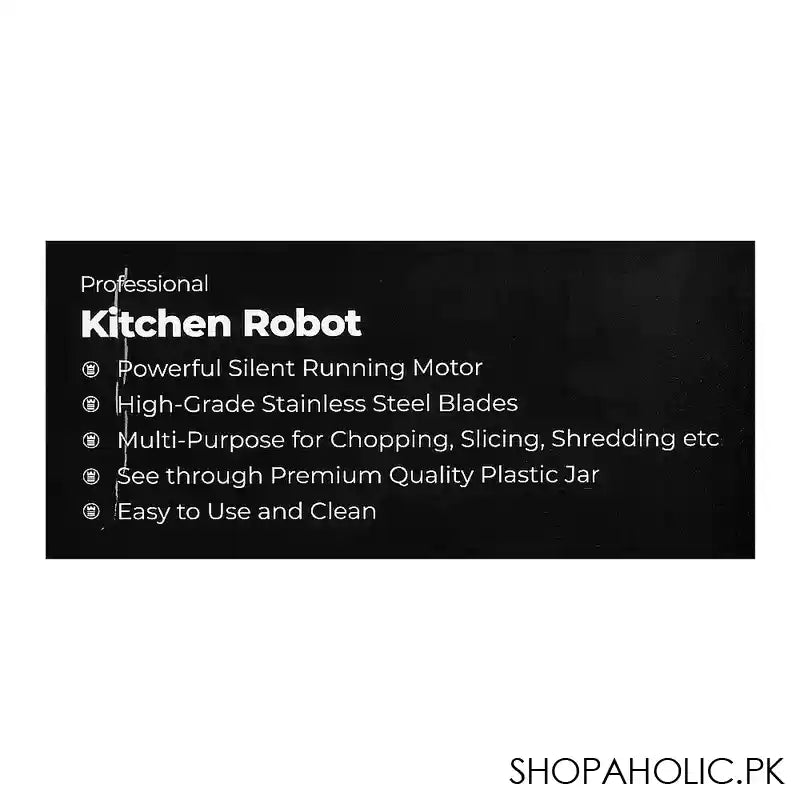 West Point Professional Kitchen Robot, WF-4981 - Image 3