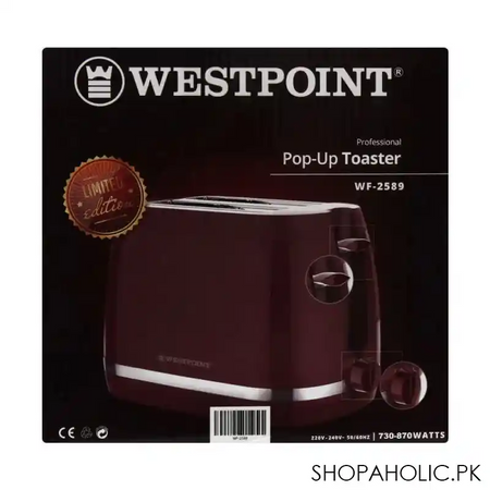 west point professional pop up toaster, wf 2589 image4