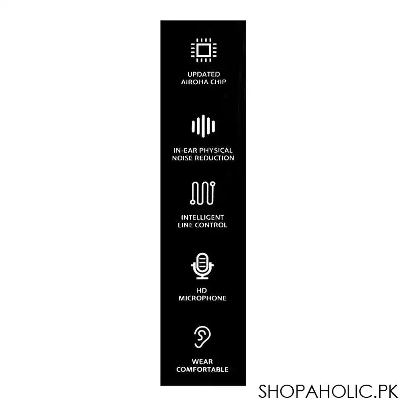 West Point Ultimate Stereo Lightening Earphones, Black, WP-413 - Image 6