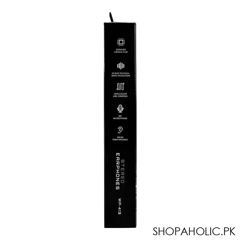 West Point Ultimate Stereo Lightening Earphones, Black, WP-413 - Image 4