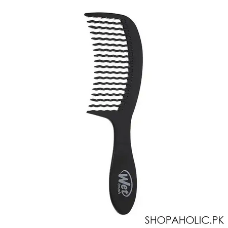 wet brush detangling comb, 0620w bk, black main image
