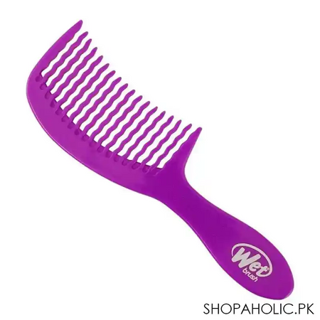 wet brush detangling comb, 0620w pr, purple main image