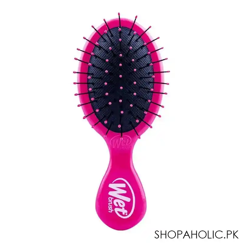 wet brush mini detangler hair brush pink, bwr832pink main image