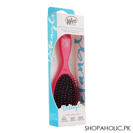Wet Brush Original Detangler Hair Brush, Pink, BWR830PINK - Image 3