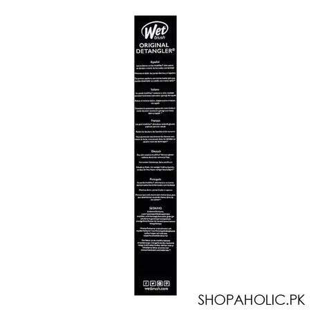 Wet Brush Original Detangler Hair Brush Safari Leopard Dark Grey, BWR830SAFLP - Image 4