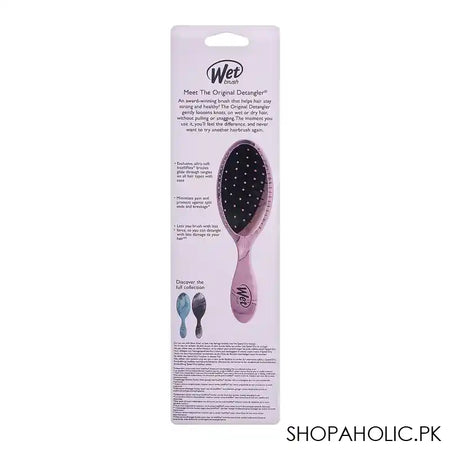 Wet Brush Original Detangler Hair Brush, Terrain Textures-Dusty Rose, BWR830TTDR - Image 3