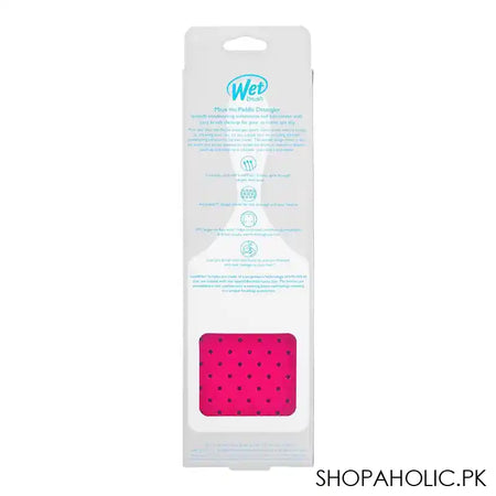 Wet Brush Paddle Detangler Hair Brush, Pink, BWR831PINK - Image 4