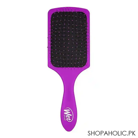 wet brush paddle detangler hair brush, purple, bwr831purp main image