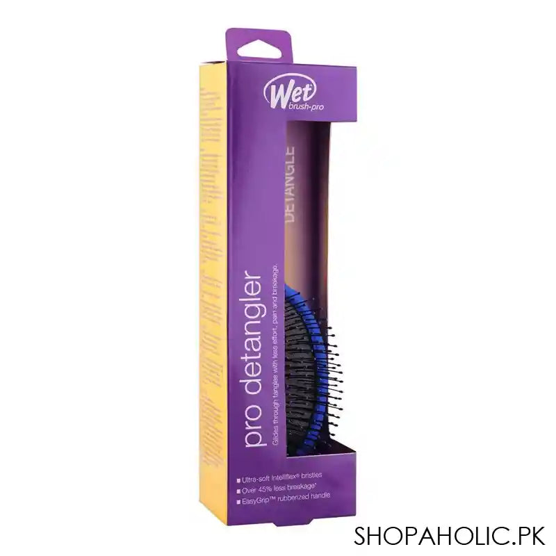 Wet Brush Pro Detangler Color Of The Year Hair Brush, Royal Blue, BWP830ROYAL - Image 4