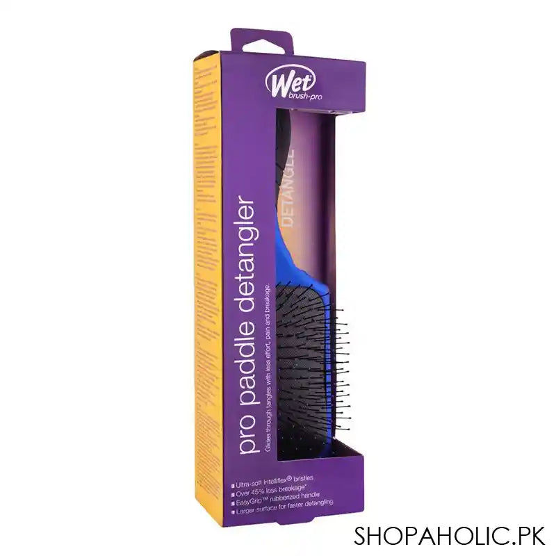 Wet Brush Pro Paddle Detangler Color Of The Year Hair Brush, Royal Blue, BWP831ROYAL - Image 4