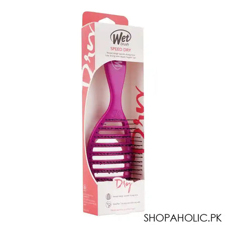 Wet Brush Speed Dry Hair Brush, Purple, BWR810PURP - Image 4