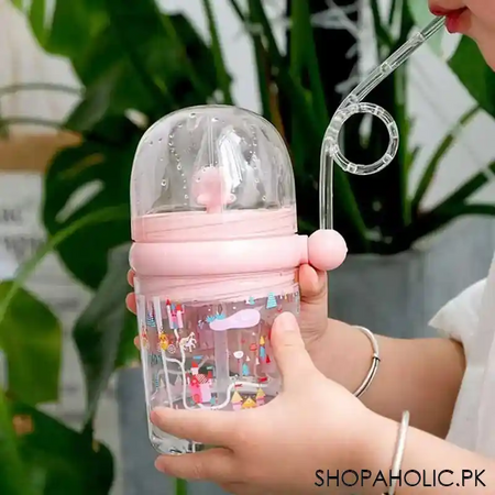 whale spray baby sippy cup with straw for kids   250ml image2