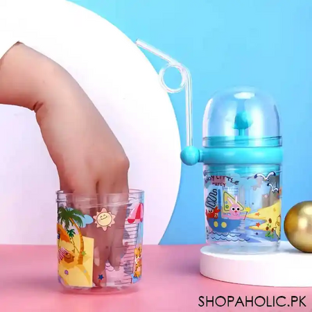 whale spray baby sippy cup with straw for kids   250ml image6