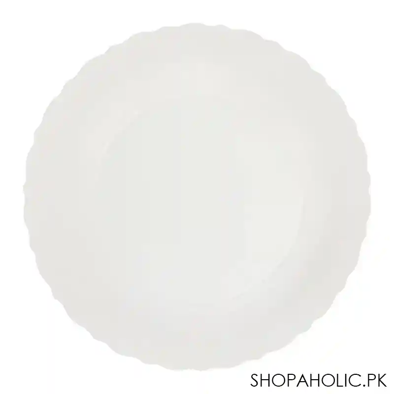 white diamond flat plate, 10 inches, no. 136 image2