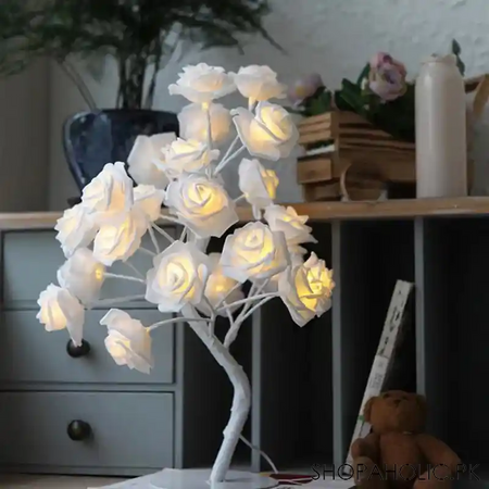 white flower tree stand light image2