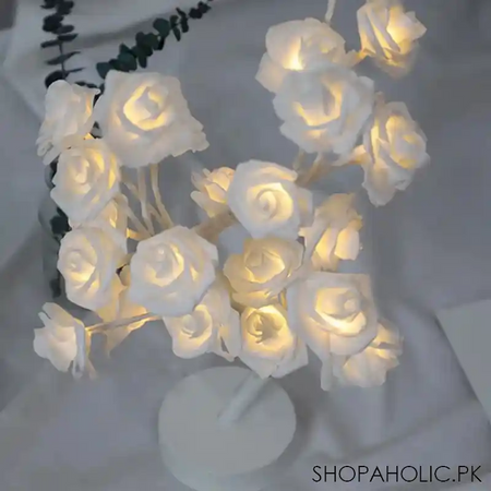 white flower tree stand light image3