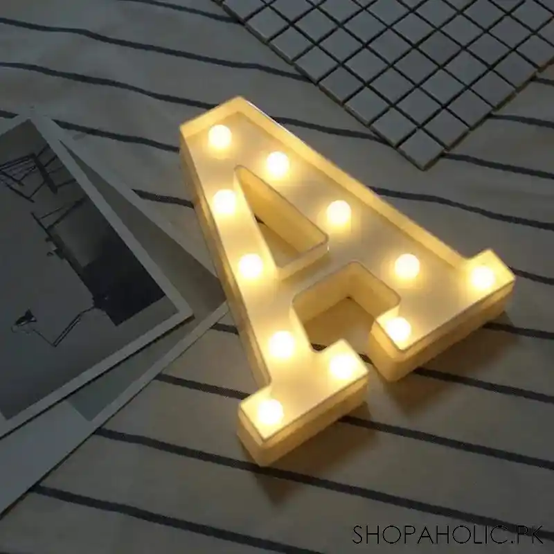 white led alphabets letters main image