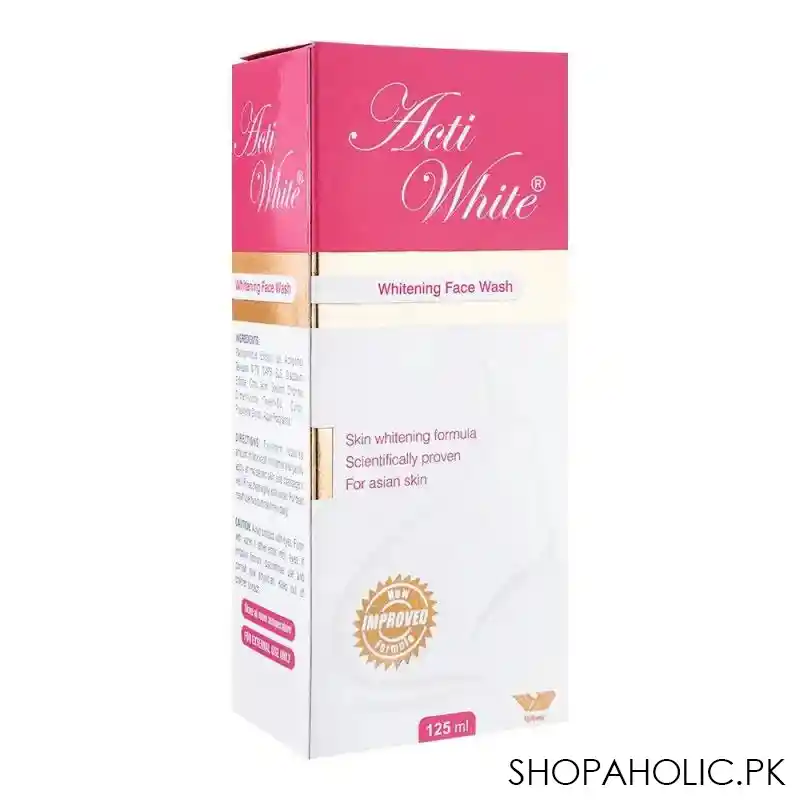 whiz laboratories acti white whitening face wash, for asian skin, 125ml image2