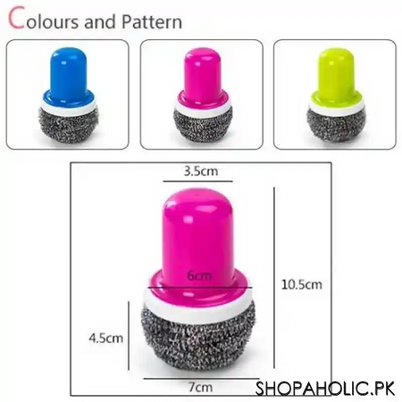 wire brush washing scrubber ball image2
