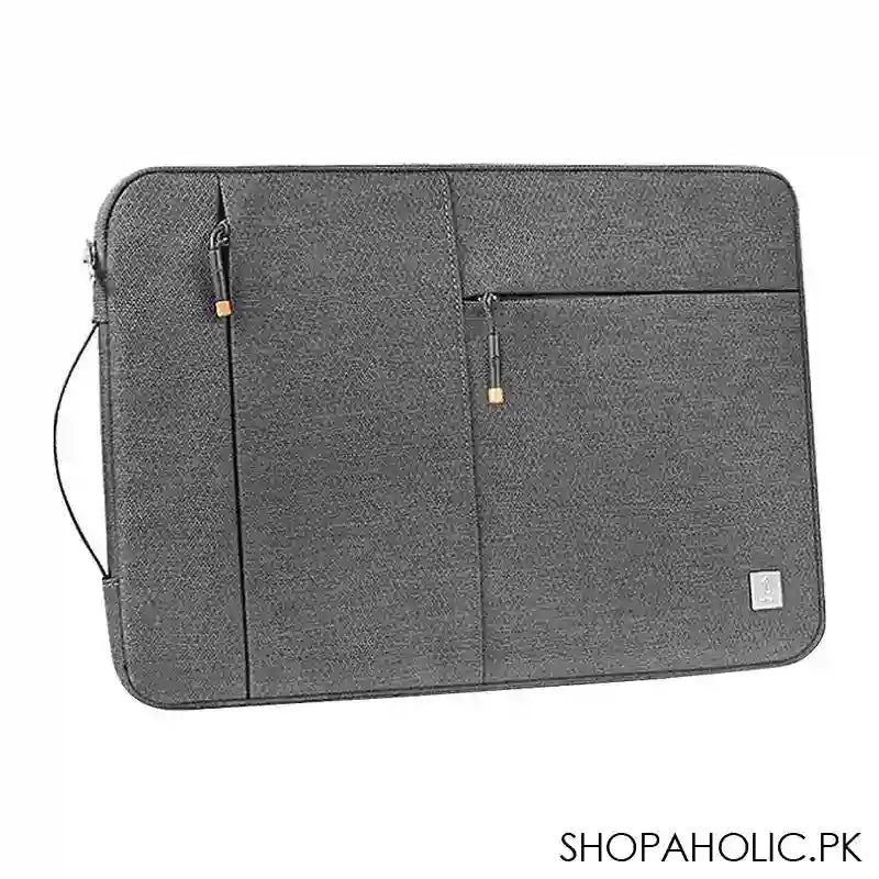 WIWU Alpha Slim Sleeve For Laptop, 14" (Fit Macbook Air) Grey - Image 2