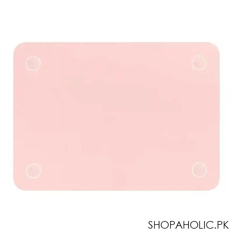 wiwu skin pro ii pu leather sleeve for macbook pro, 13 air pink image3