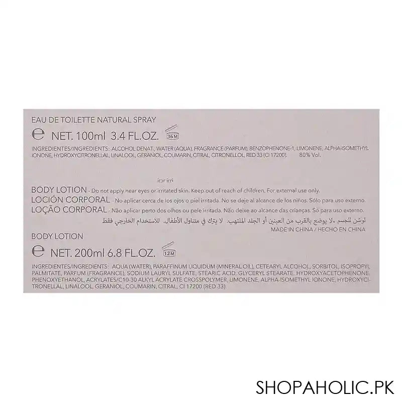 Women Secret Eau My Secret Gift Set, Eau De Toilette 100ml+Body Lotion 200ml - Image 3