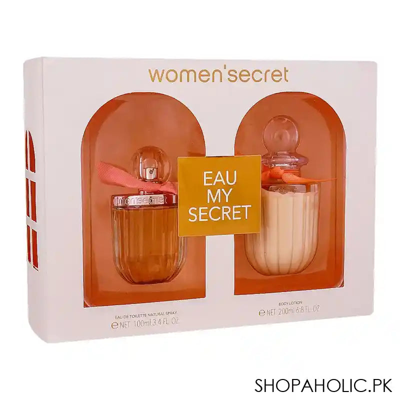 Women Secret Eau My Secret Gift Set, Eau De Toilette 100ml+Body Lotion 200ml - Main Image