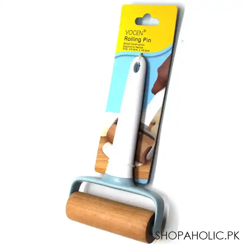 wood rolling pin with plastic handle image4