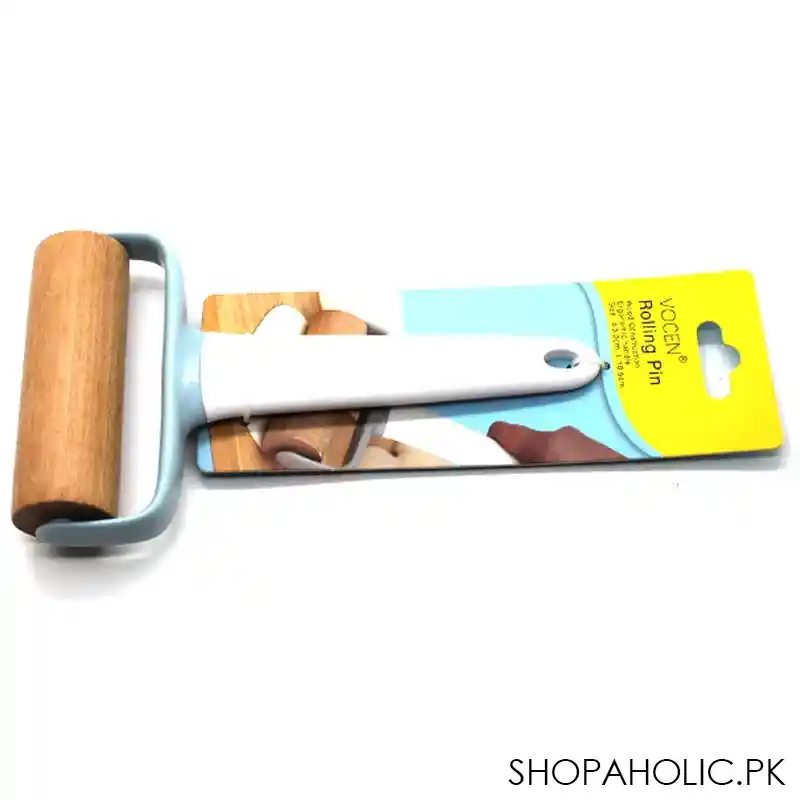 wood rolling pin with plastic handle image5