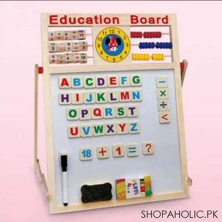 wooden montessori educational magnetic blackboard image2