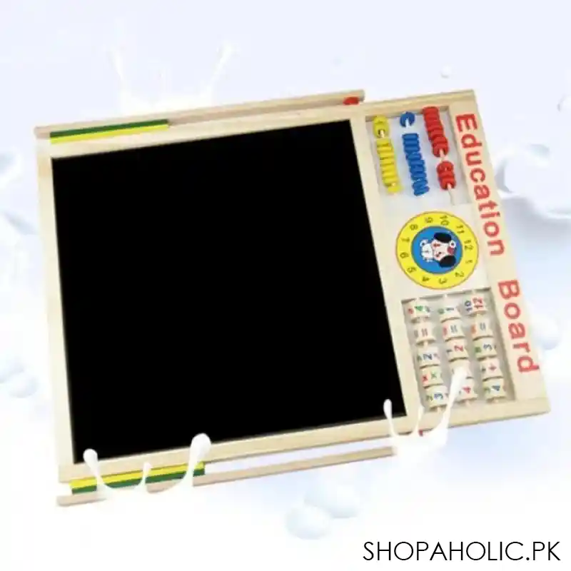 wooden montessori educational magnetic blackboard image3
