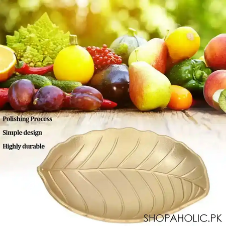 wooden table decoration leaf tray image4