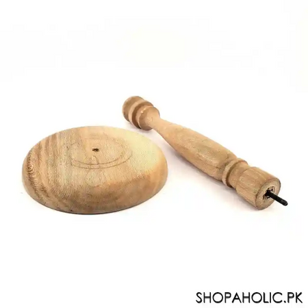 wooden tissue roll holder (big) image2