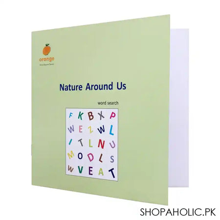 Word Search Nature Around Us Book - Main Image